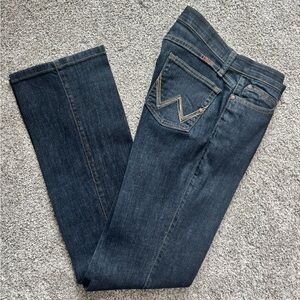 Wrangler Q-Baby Women's Dark Indigo Boot Cut Jeans